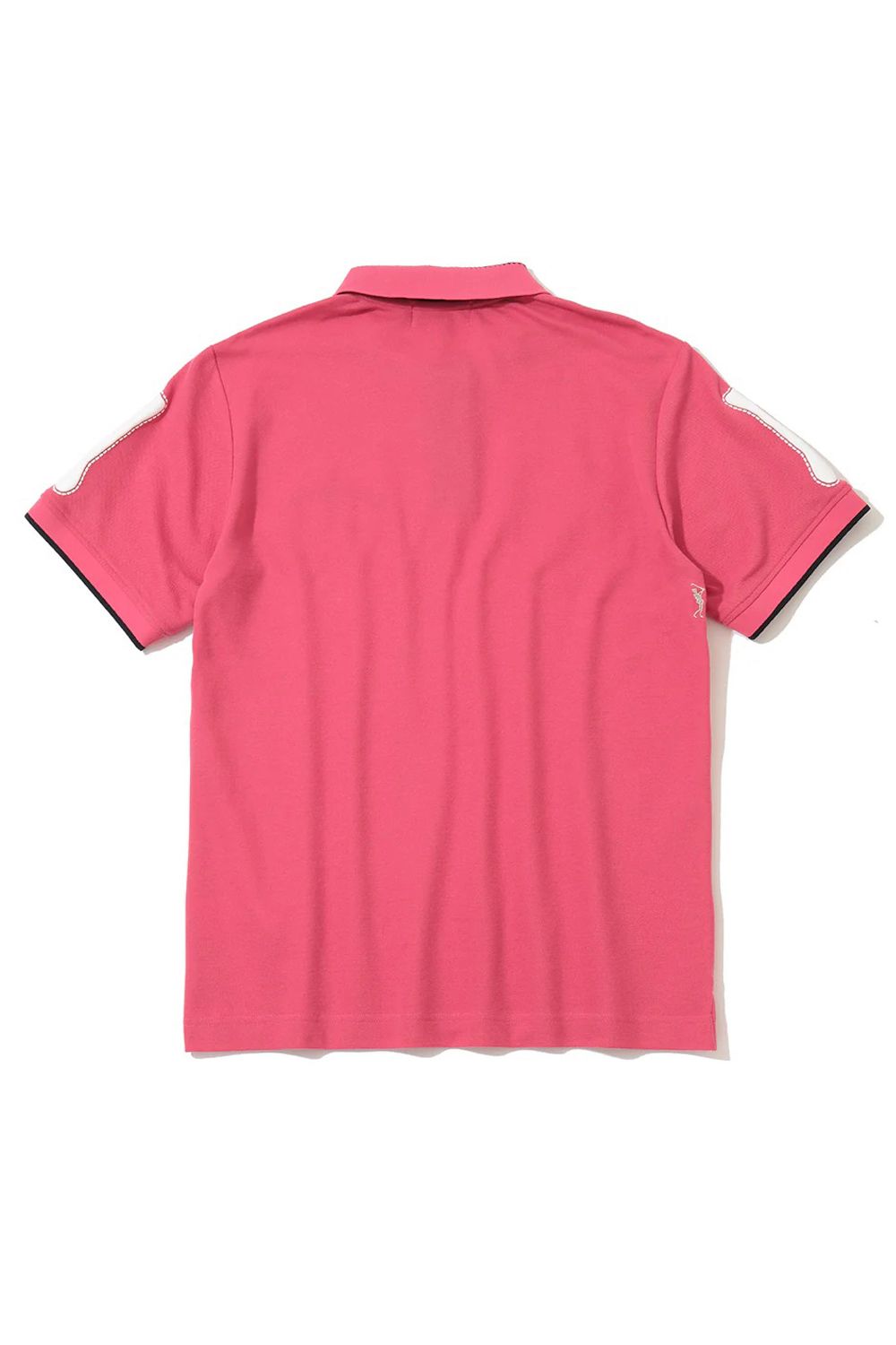 【26SS】 BONES PIQUE POLO / カノコ素材 ジャパンメイド BONEプリント ポロシャツ (ピンク)