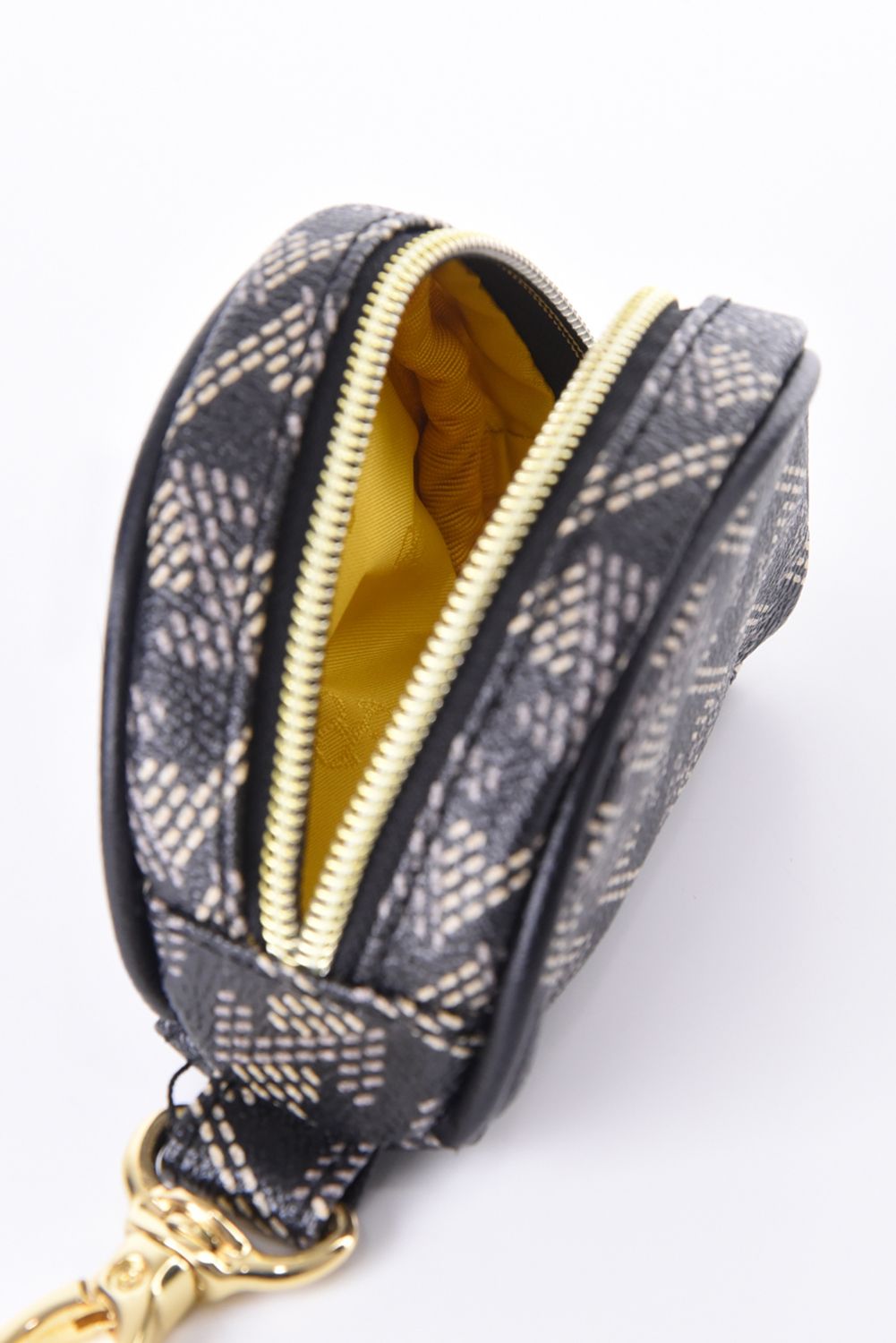 【26SS】【プレゼント好適品】 CETTIA (セッティア) / ブランドオリジナルテキスタイル ボールポーチ (ダークブラック)