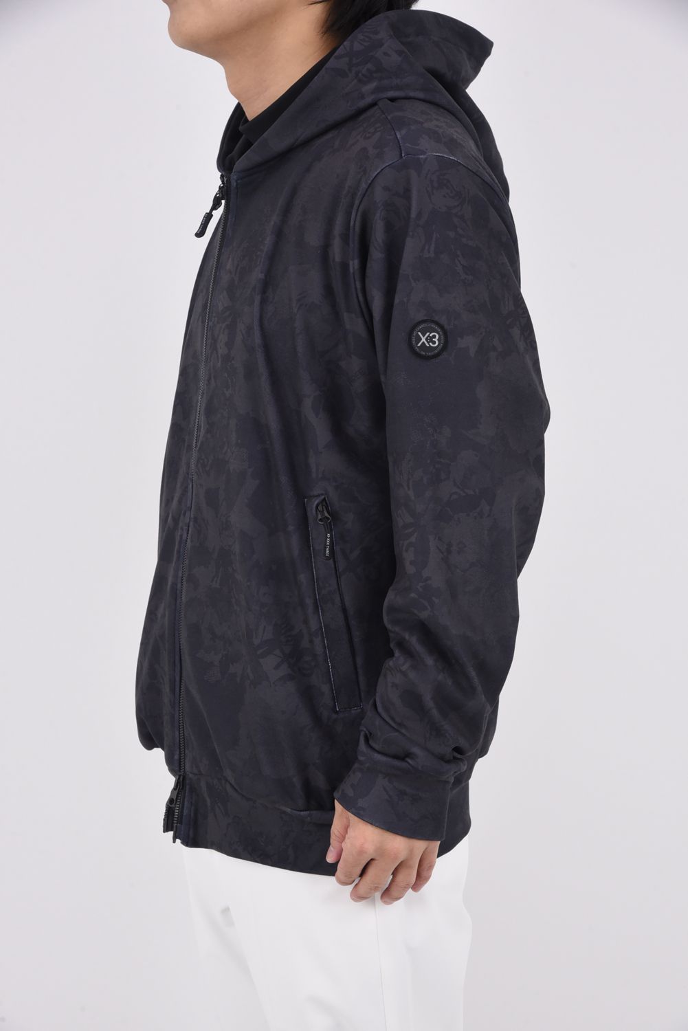 【期間限定ポイント10倍】【25AW】 FLOWER CAMO FULL ZIP HOODIE / フラワーカモ フルジップパーカー (ブラック)