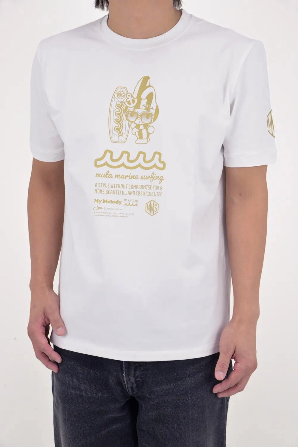 muta - 【26SS】 My Melody × muta MARINE SURFING ストレッチTシャツ