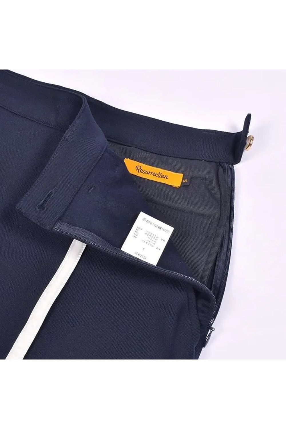 【25AW】【レディース】 WOMENS PIPING LINE SKIRT / 裏起毛 パイピングライン スカート (ネイビー)*