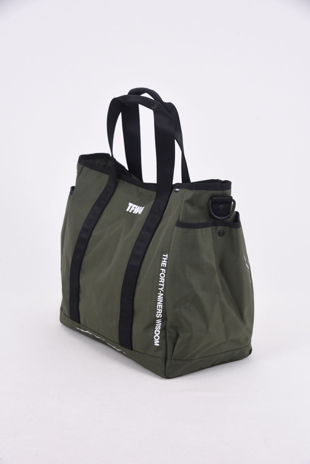 NYLON TOTE BAG / ナイロン トートバッグ (カーキ)