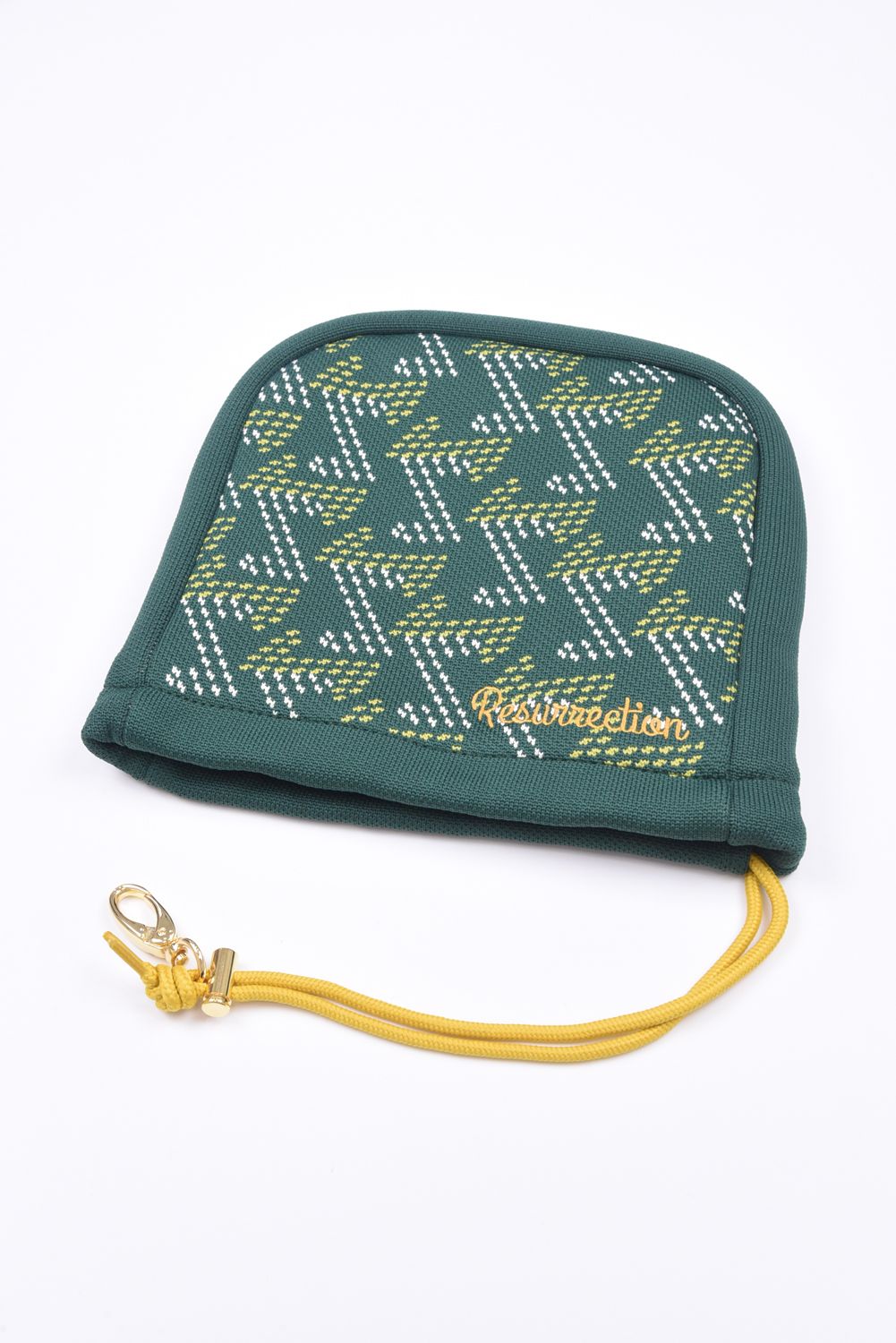 KNIT IRON COVERS / ブランドオリジナル ニットアイアンカバー モスグリーン*