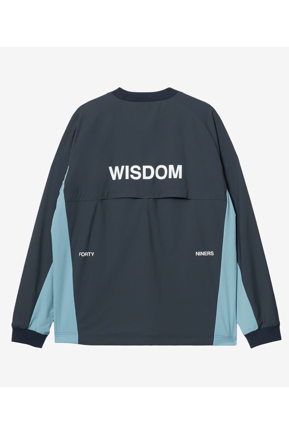 【26AW】 SHELL PULLOVER TRAIN / ナイロン クルーネック プルオーバー (チャコール)