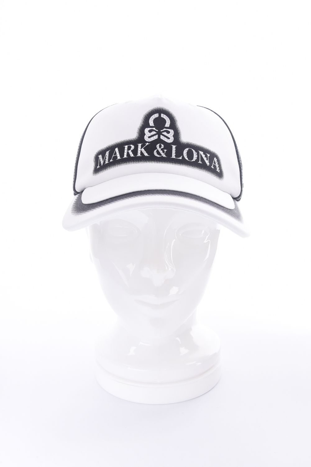【26SS】 BLUR SIGN SPECTRUM CAP / ブラープリント ラインストーン キャップ (ホワイト)