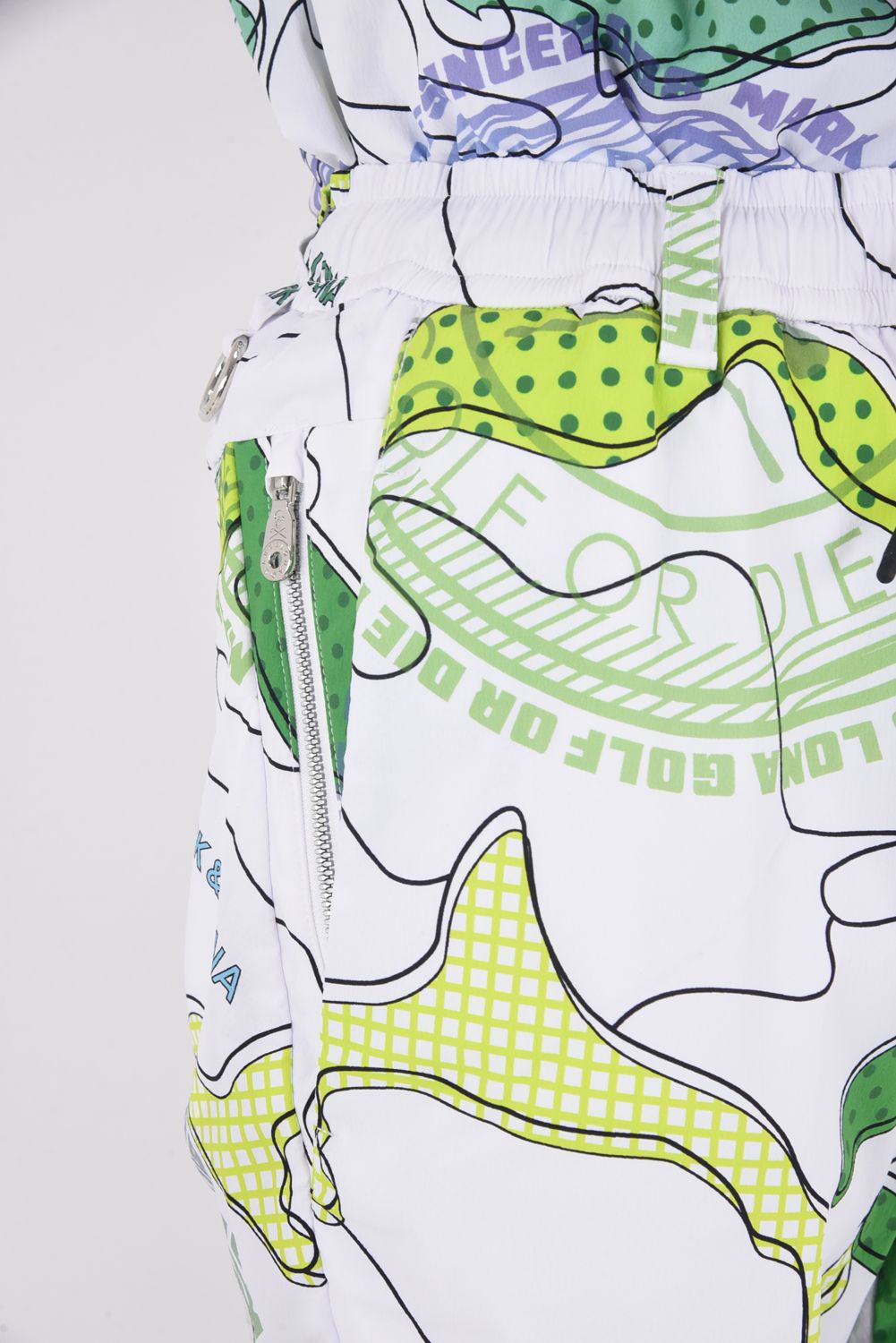 【26SS】 AXON CAMO PERFORMANCE SHORTS / 軽量ナイロンタフタ カモフラージュプリント ショートパンツ (ホワイト)