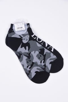 【26SS】 GAUGE CAMO ESSENTIAL LOW SOCKS / オリジナルカモジャカード ブランドロゴ スニーカー丈 ローソックス (ブラック)