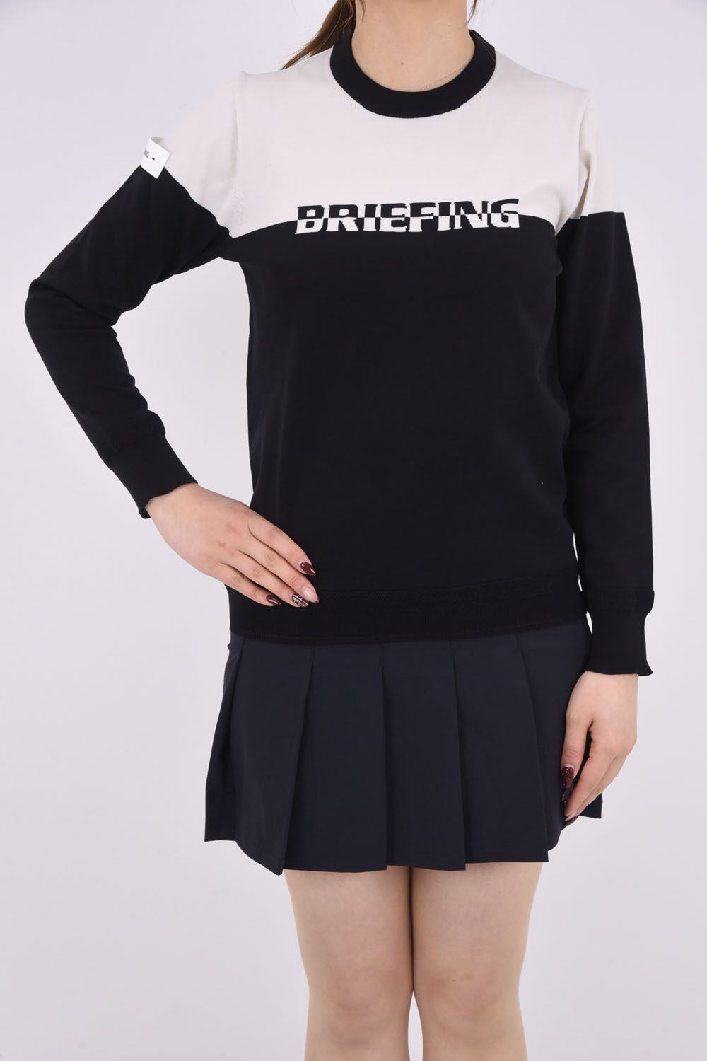 【L】ブリーフィング WR CREW NECK KNIT クルーネックニット ブリーフィング WR CREW NECK KNIT クルーネックニット