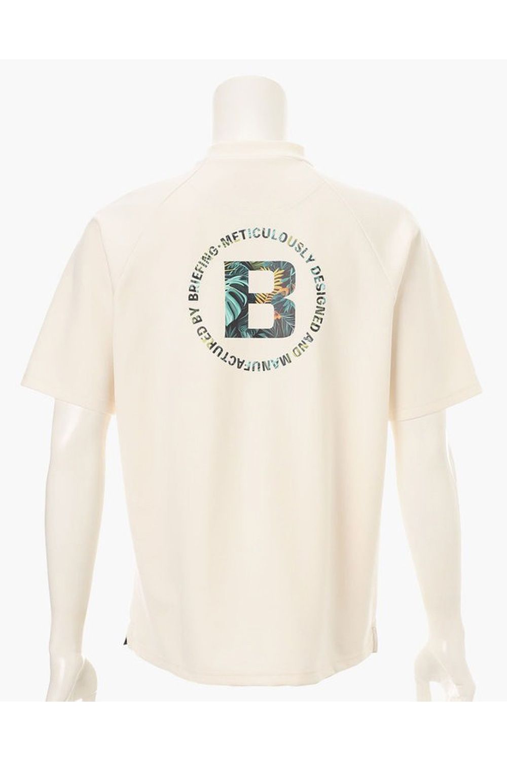 【26SS】 CR MS BOTANICAL LOGO HIGHNECK RF / ボタニカルロゴ モックネックTシャツ (アイボリー)