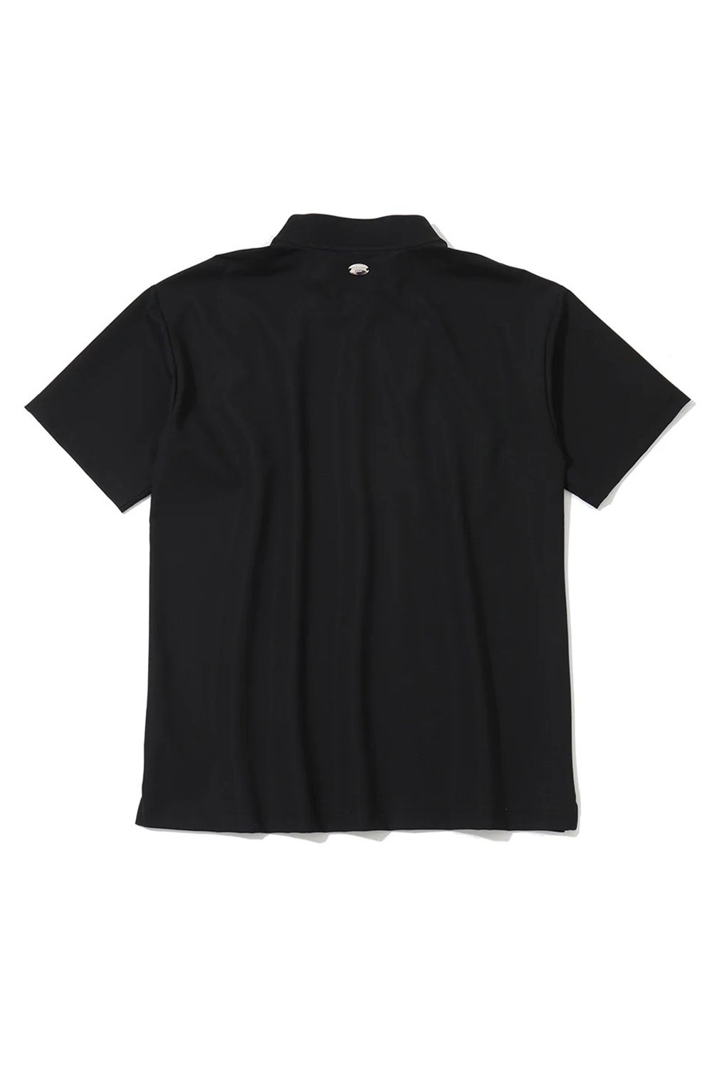 【26SS】 CROCE WAFFLE MOCK NECK TEE / ナイロンワッフル ブラックレターロゴ モックネックTシャツ (ブラック)