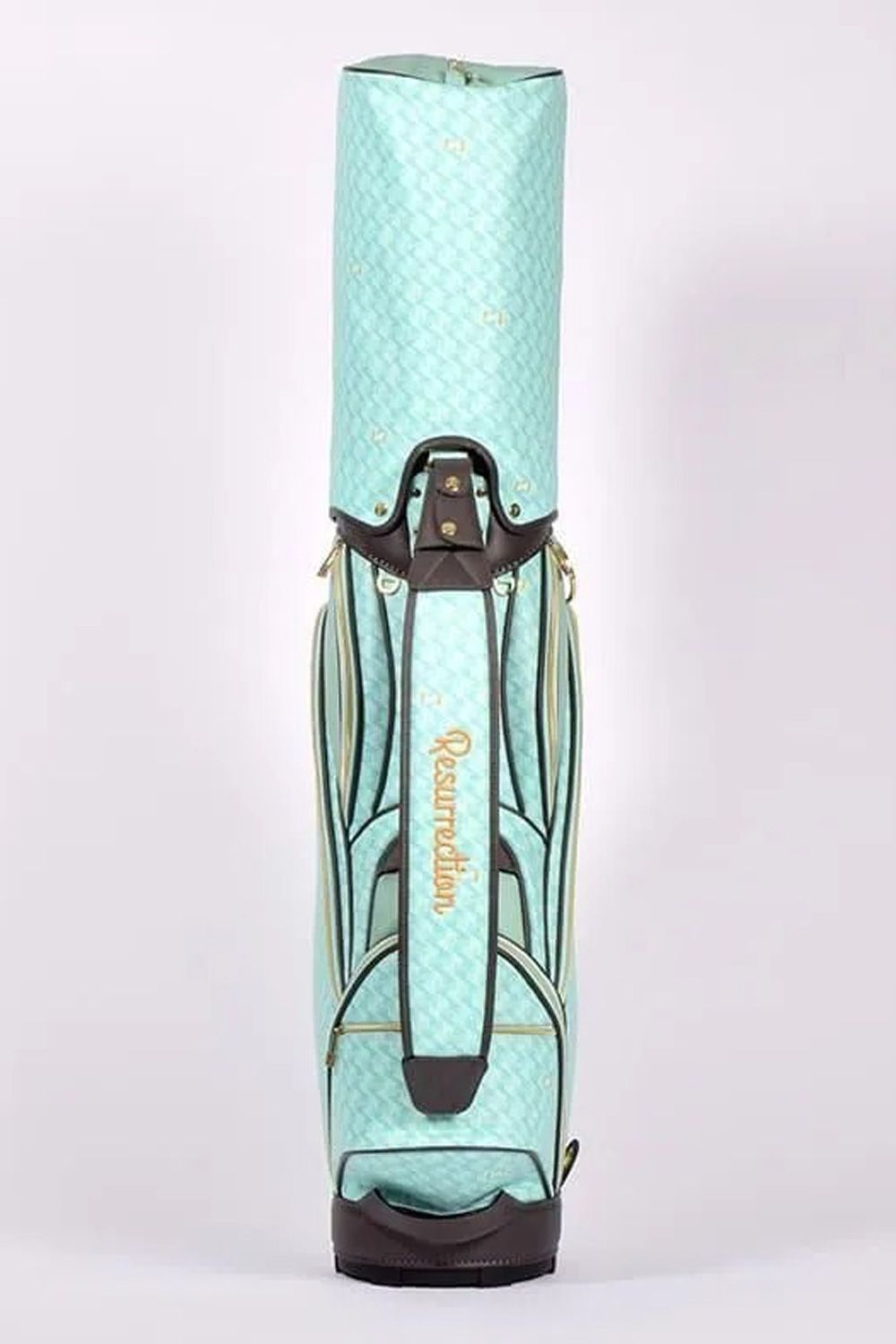 【銀行振込・代金引換不可】【返品・交換不可】  ORIOLA No.4 / ブランドオリジナルテキスタイル カートタイプ キャディバッグ （アブサン）*