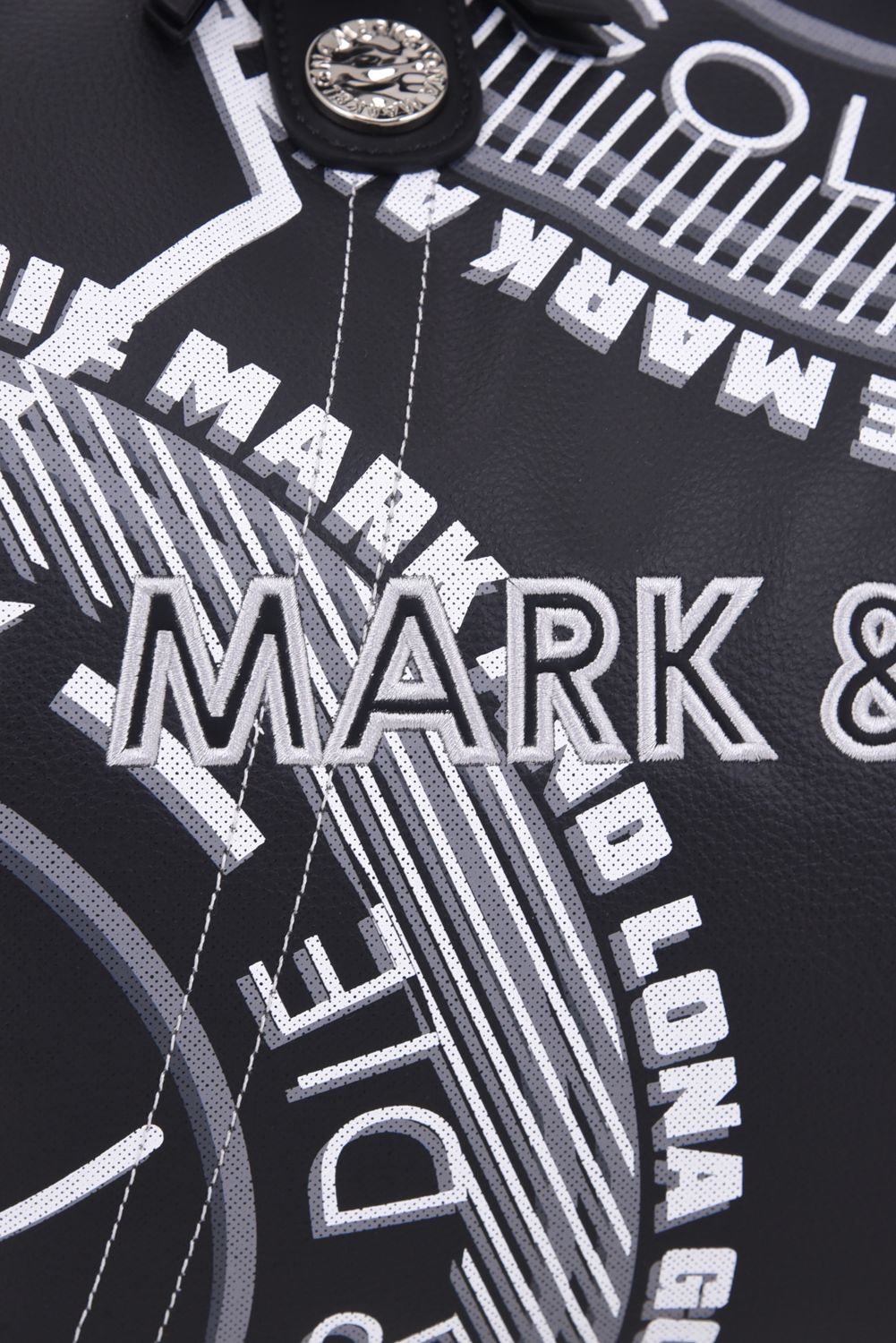 【26SS】 ATLAS CONVERTIBLE BOSTON BAG / アイアンスカル シンセティックレザー 2WAYボストンバッグ (ブラック)