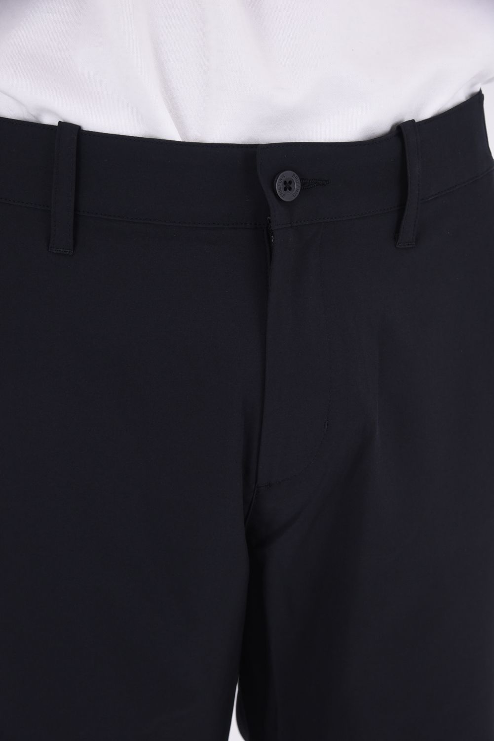 【26SS】 MEN’S COOLCORE LOGO ELASTIC SHORT PANTS / クールコア ウエストゴムベルト ショートパンツ (ブラック)
