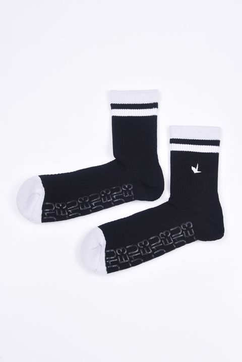 【2025AW】 MIDDLE SOX / ミドルソックス (ブラック/ホワイト)