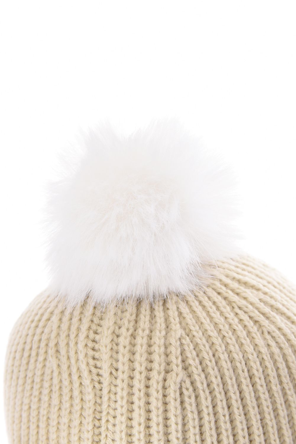 FUR YEAR KNIT CAP / ファーイヤー ニットキャップ (ベージュ)