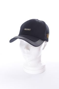 HYBRID 2TONE CAP / 異素材切り替え ツートーンキャップ (ブラック)