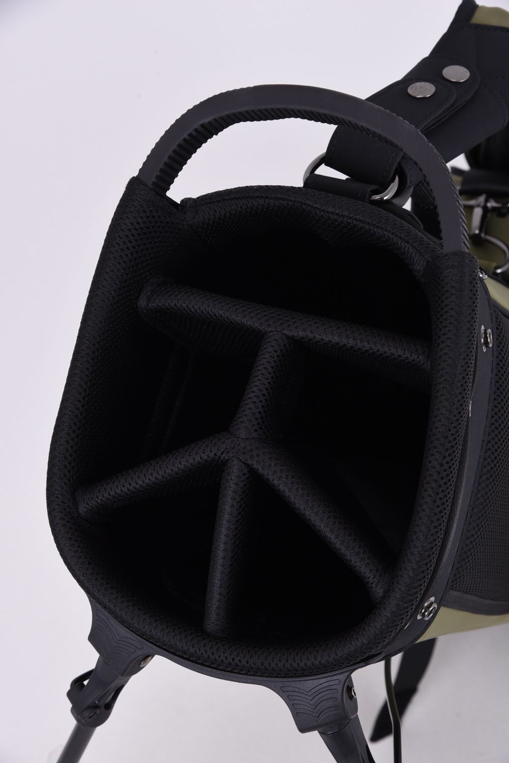 【26AW】 PIONEER TOWN Logo Assorted CADDIE BAG / ロゴアソート スタンドタイプ キャディバッグ (オリーブ)