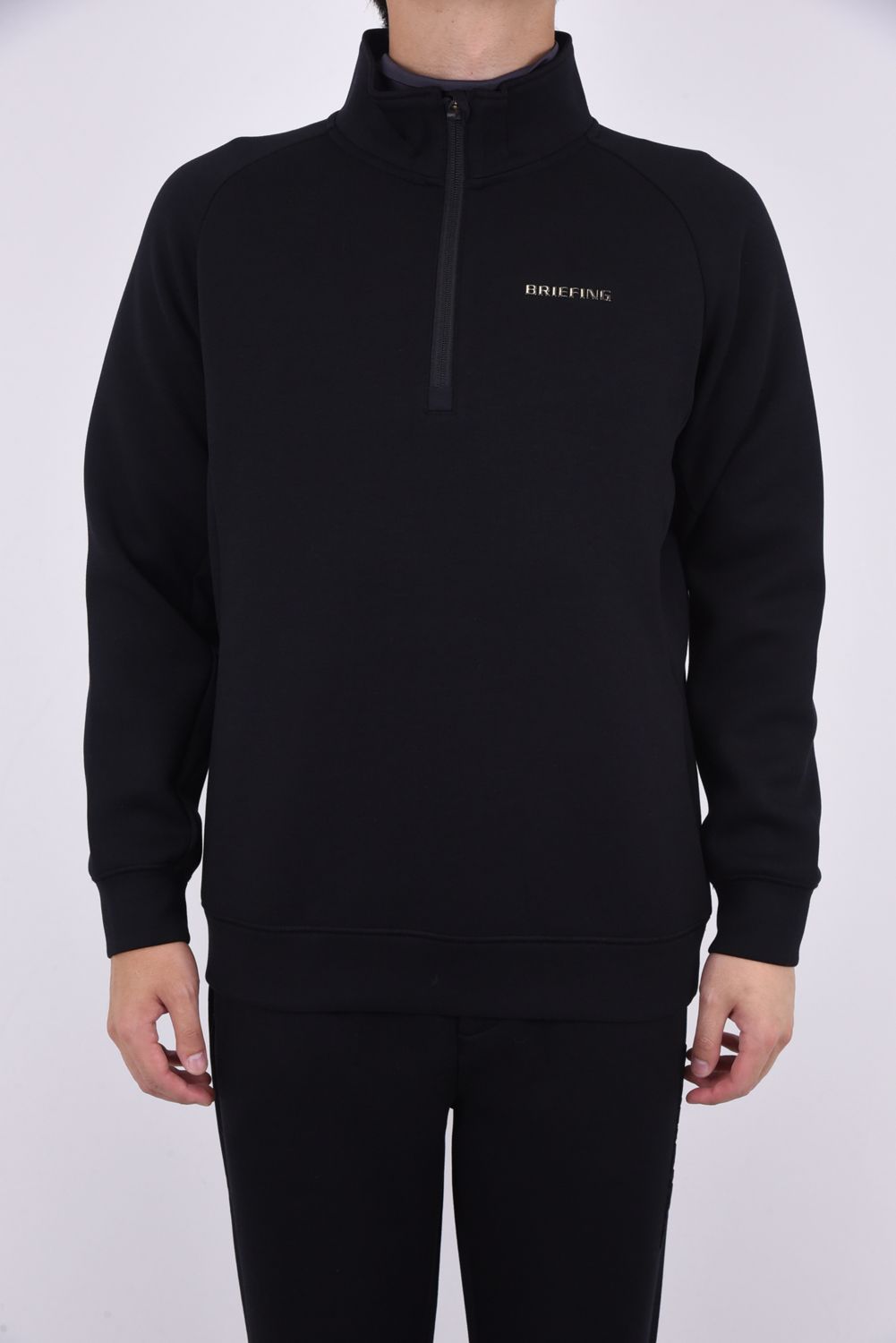 BRIEFING - 【秋冬仕様】 MENS WARM 3D LOGO HALF ZIP / 3Dロゴ