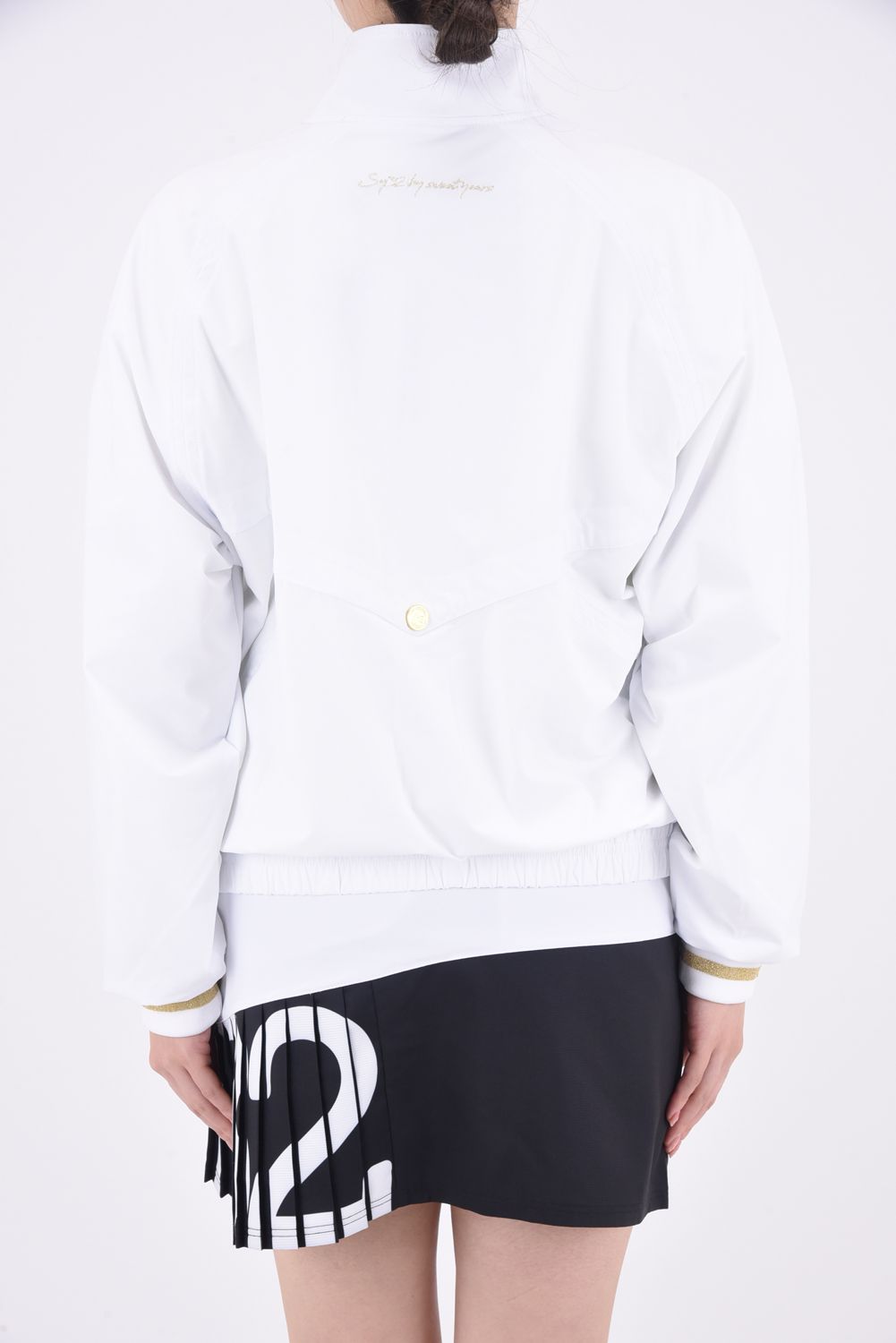 【レディース】CARVICO STRETCH ZIP UP JK / カルビコ生地 ストレッチ ジップアップ ジャケット (ホワイト)*