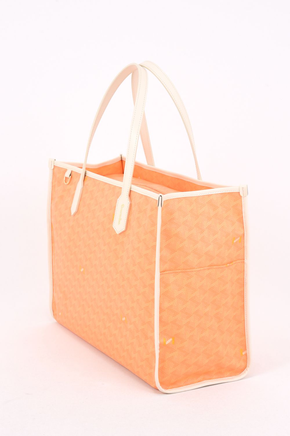 【26SS】  LANIUS SQUARE BIG (ラニウス スクエア ビッグ) / ブランドオリジナルテキスタイル ボストンバッグ （サンセット）*