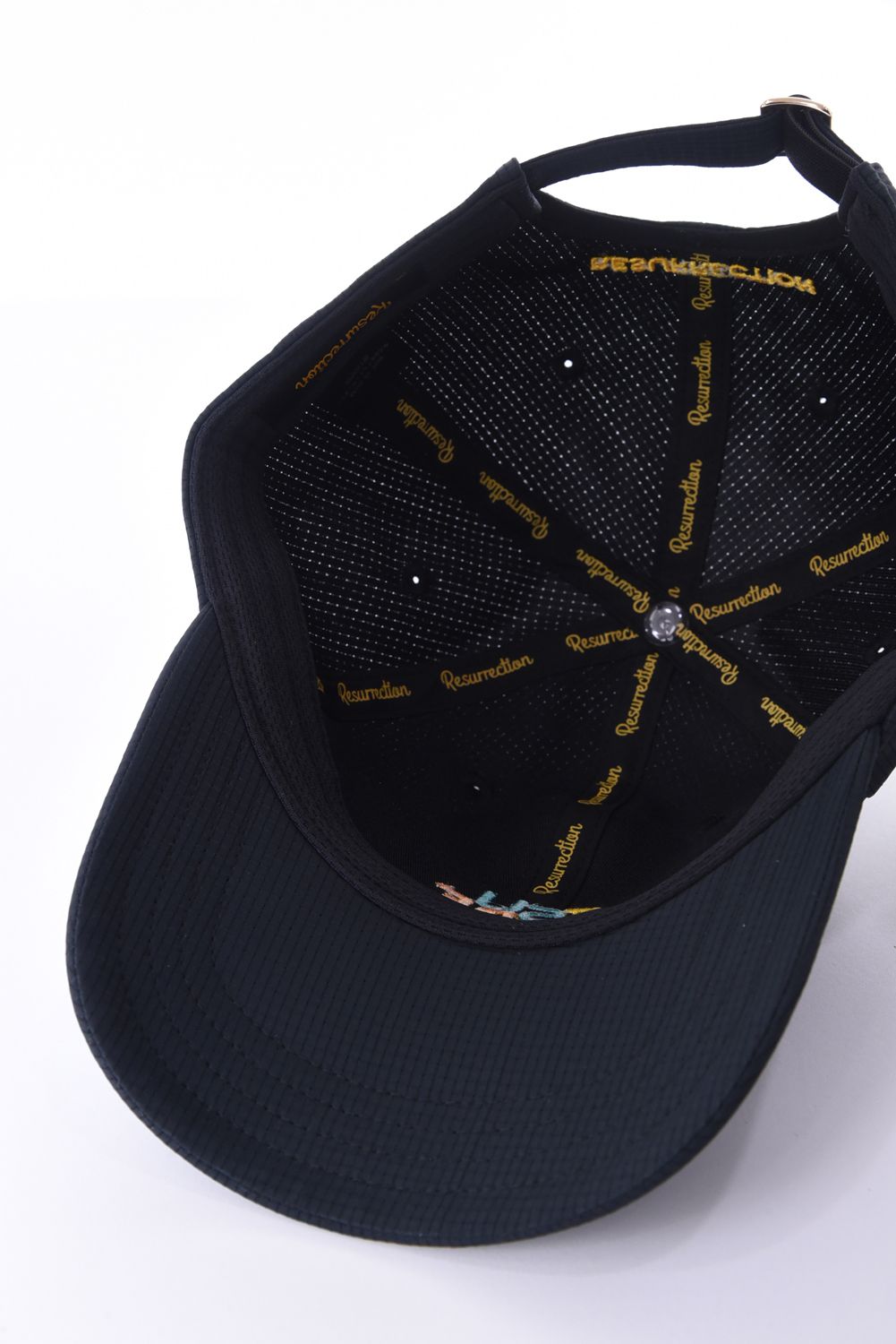 【26SS】 COLORFUL LOGO CAP / カラフルロゴ刺繍 キャップ (ブラック)