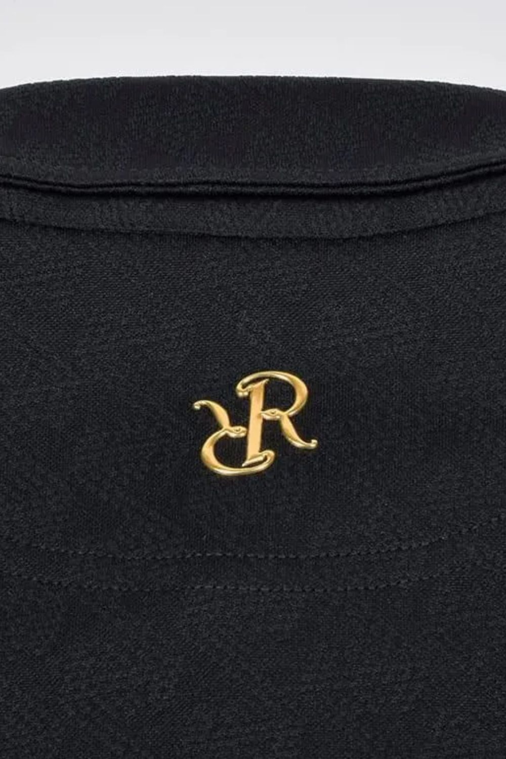【26AW】 MENS GM JACQUARD POLO L/S / オリジナルテキスタイルジャガード ポロシャツ 長袖 (ブラック)*