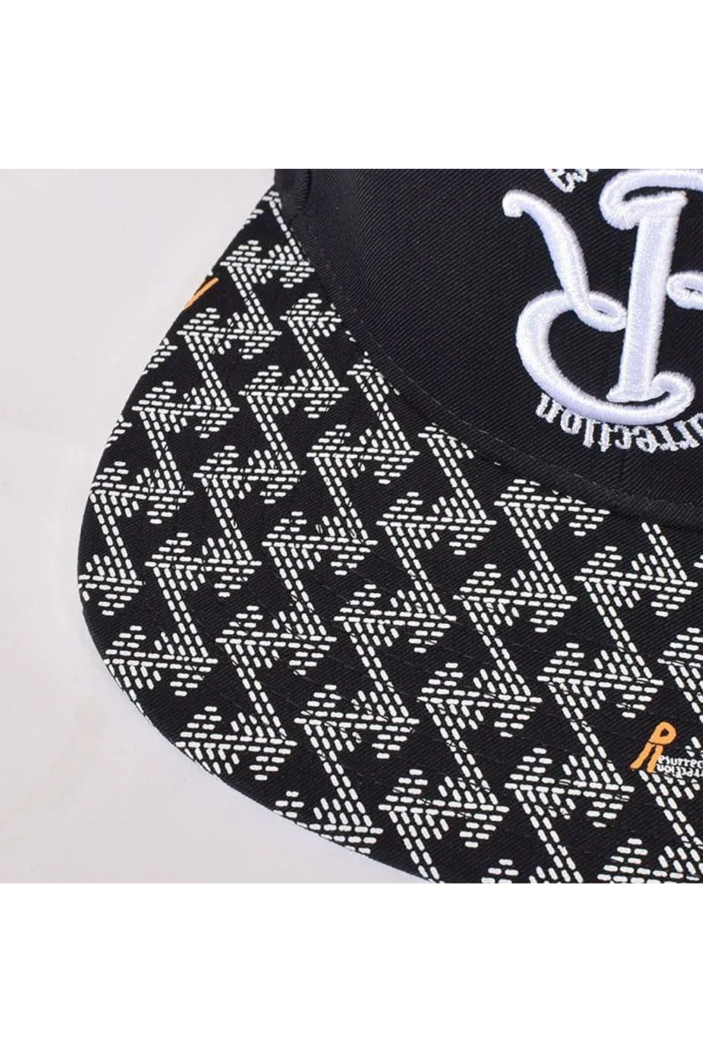 【26SS】 GM BRIM CAP FLAT / GM ブリムキャップ フラット (ブラック×ホワイト)