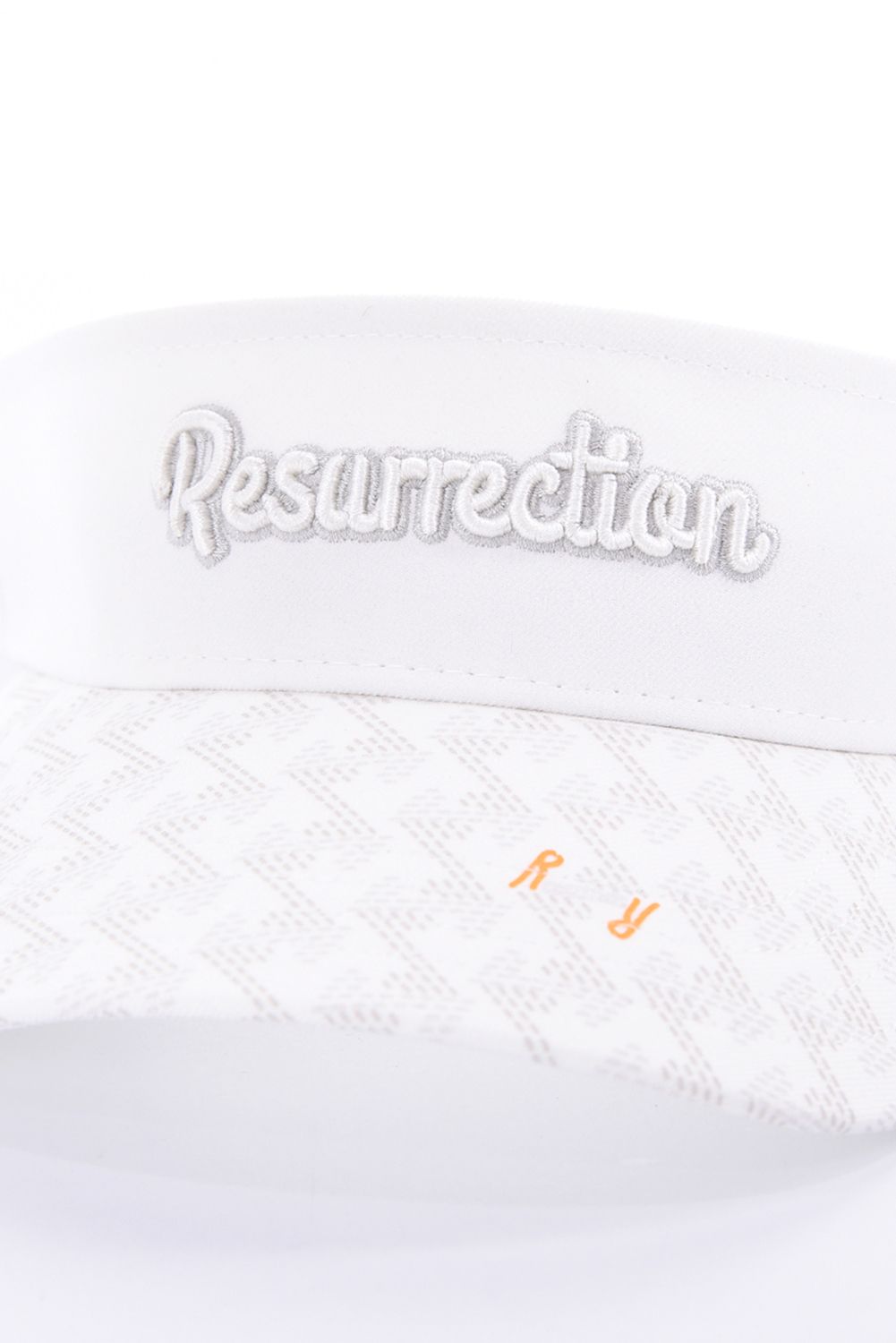 【26AW】 GM BRIM VISOR LANATEC / ブランドロゴ刺繍 オリジナルテキスタイル サンバイザー （モノホワイト)