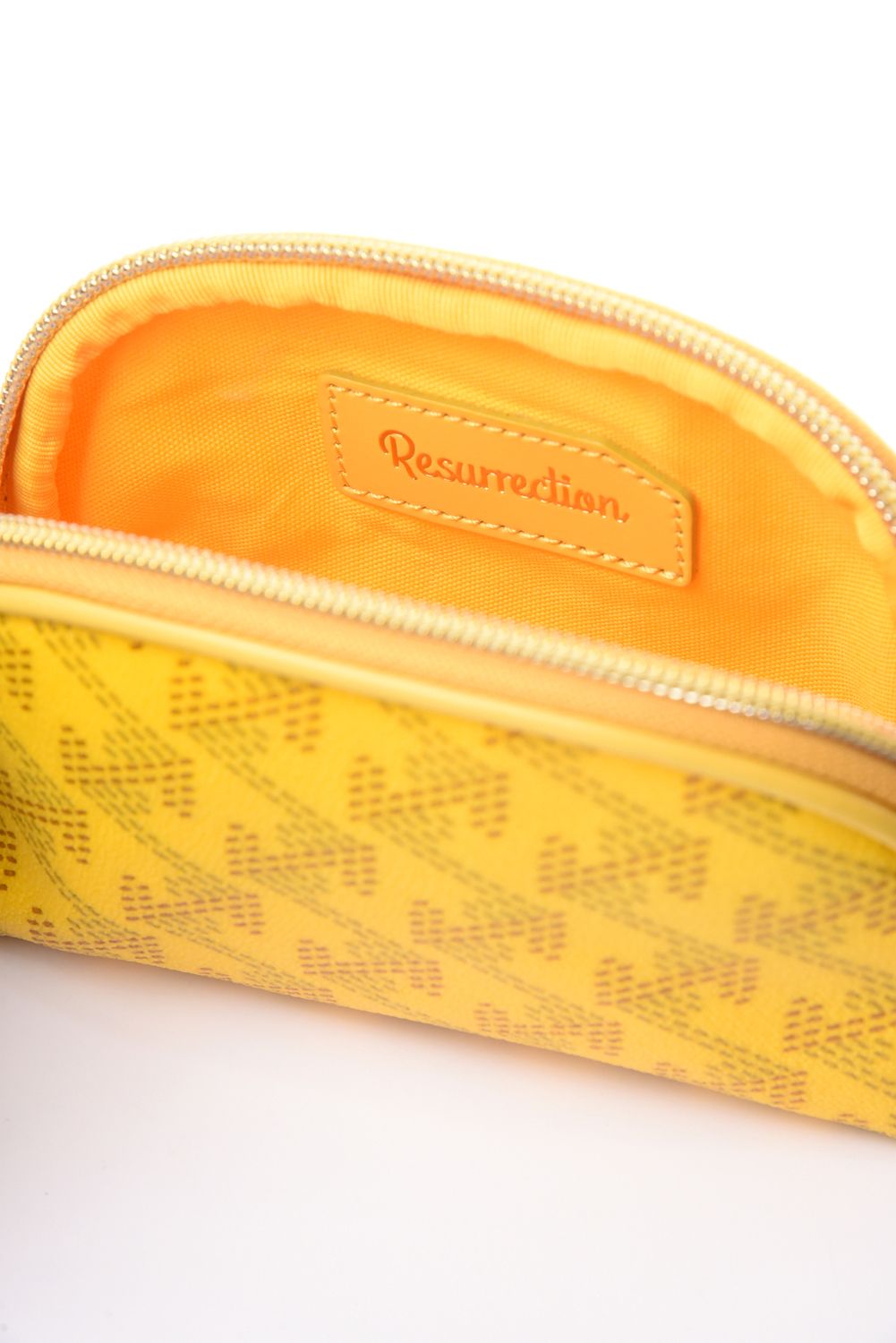 【プレゼント好適品】 KIWI PETIT (キウィ プチ)  / ブランド オリジナルテキスタイル プチ ポーチ (マスタード)