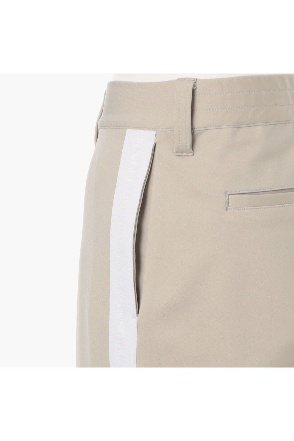 【25SS】 MENS LOGO LINE SHORT PANTS / ロゴラインテープ ショート パンツ (サンド)
