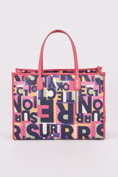 【26SS】  LANIUS SQUARE BIG (ラニウス スクエア ビッグ) / ブランドオリジナルテキスタイル ボストンバッグ （トワイライトジャンクション）*