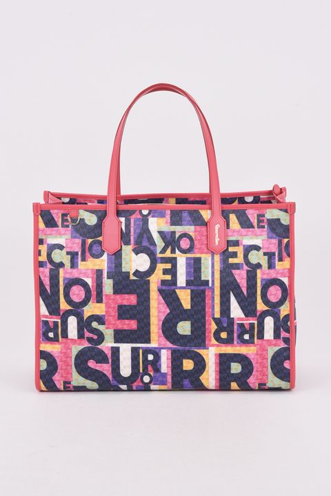 【26SS】  LANIUS SQUARE BIG (ラニウス スクエア ビッグ) / ブランドオリジナルテキスタイル ボストンバッグ （トワイライトジャンクション）*