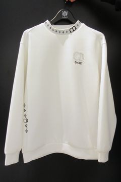 【26AW】 DOUBLE MESH KNIT L/S MOCK / メッシュ ニット ロングスリーブ モックネックシャツ (ホワイト) (10月上旬入荷予定）