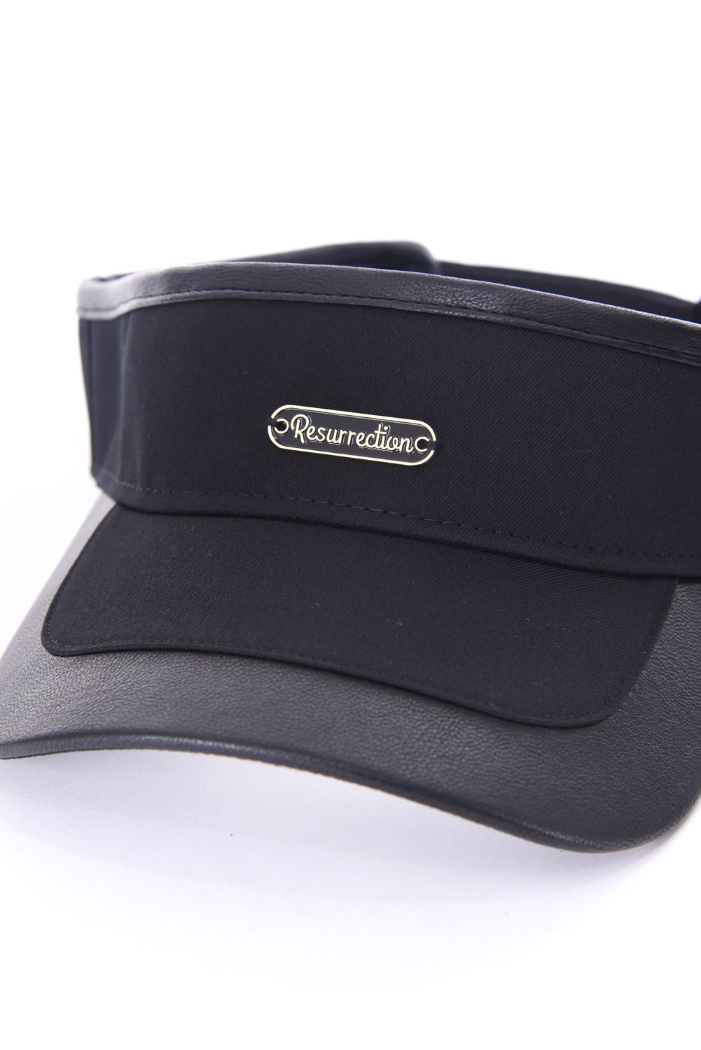 HYBRID 2TONE SUNVISOR / 異素材切り替え ツートーンサンバイザー (ブラック)
