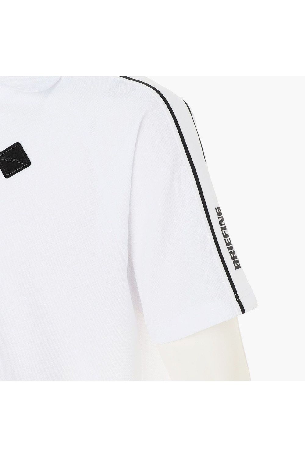 【26SS】 MEN'S LINE POLO RF / カノコ生地 ラインロゴテープ リラックスフィット ポロシャツ (ホワイト)