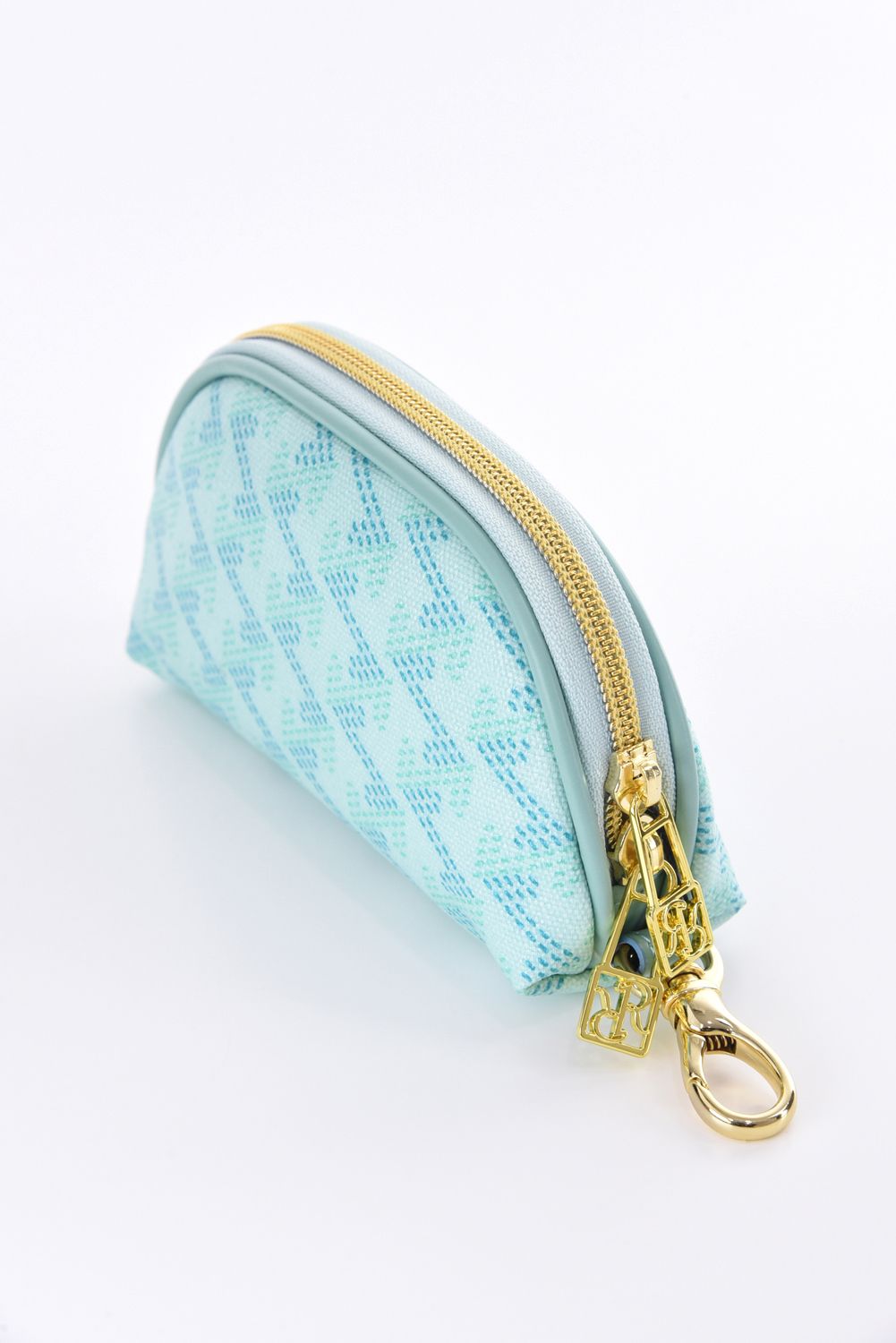 【プレゼント好適品】 KIWI PETIT (キウィ プチ)  / ブランド オリジナルテキスタイル プチ ポーチ (アブサン)*