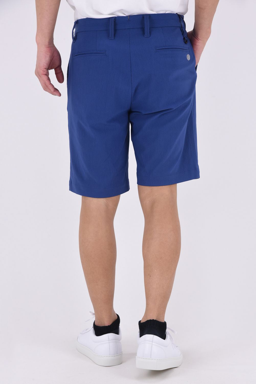 【26SS】 MEN'S NYLON CORDUROY SHORT PANTS / ナイロンコーデュロイ ショートパンツ (ブルー)