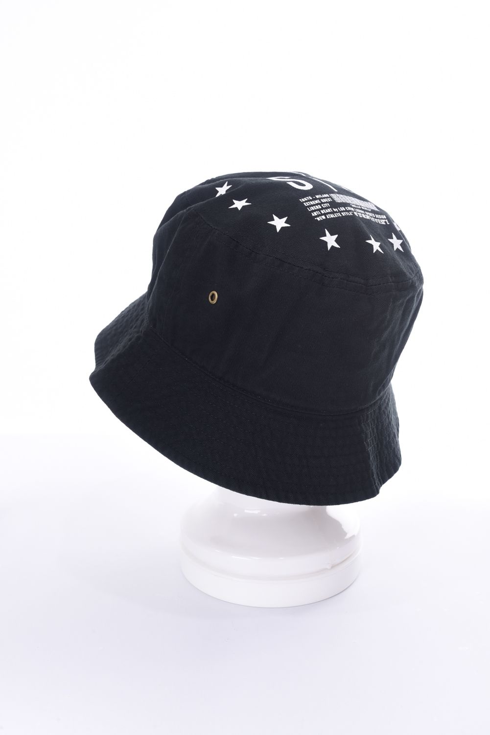 NAME TAG BUCKET HAT / バケットハット (ブラック)