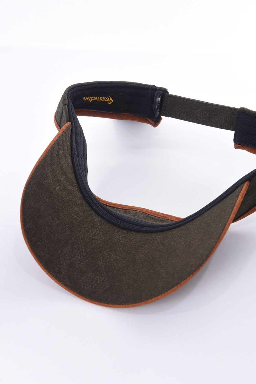 SUNVISOR / 2トーン エンボス サンバイザー (ブラウン)