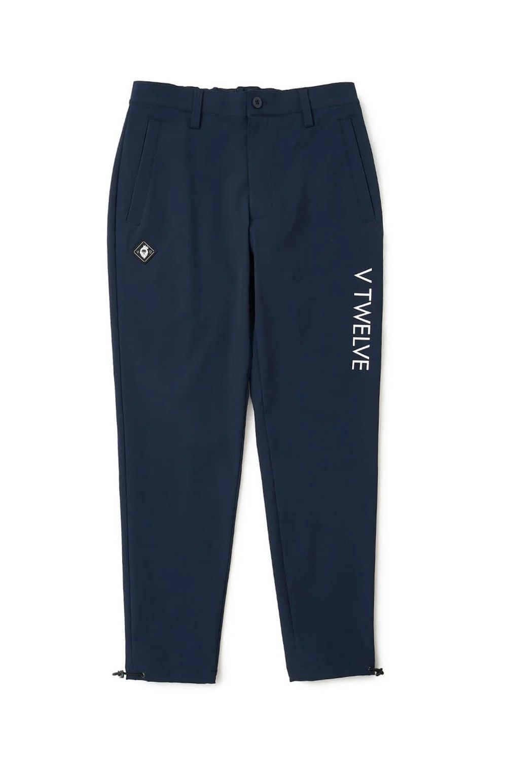 【26AW】 WB PANTS / サイドロゴ ウエストゴム ロングパンツ (ネイビー)