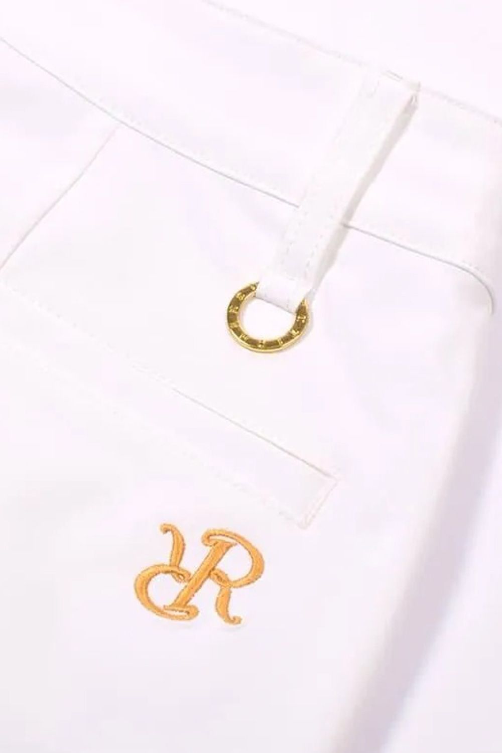 【26SS】【レディース】 GM PRINT NARROW PLEATS SKIRT / GMプリント ナロープリーツ スカート (ホワイト)*