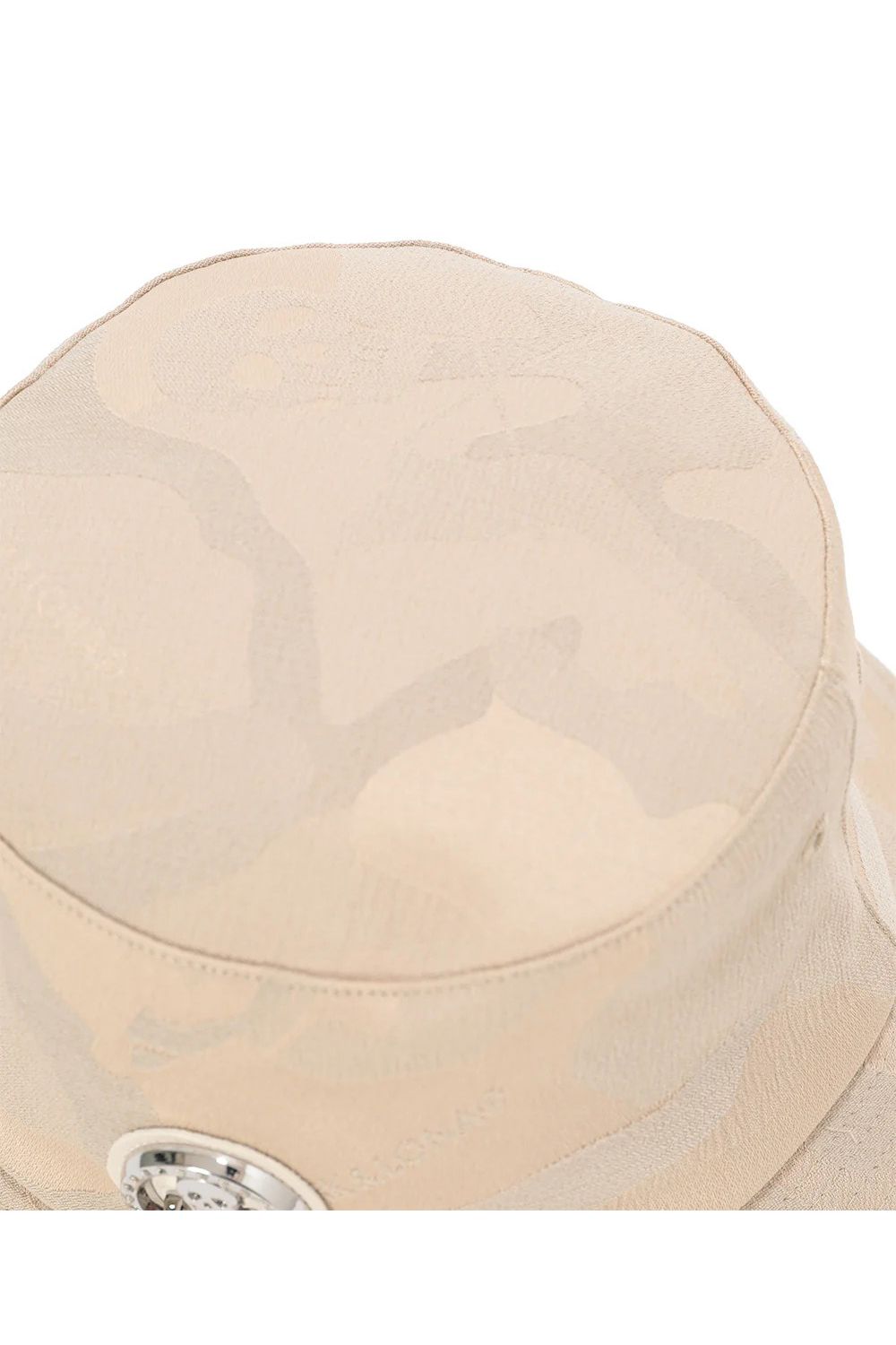 【26SS】 GAUGE CAMO BUCKET HAT / カモフラージュパターン メタルプレート バケットハット (ベージュ)