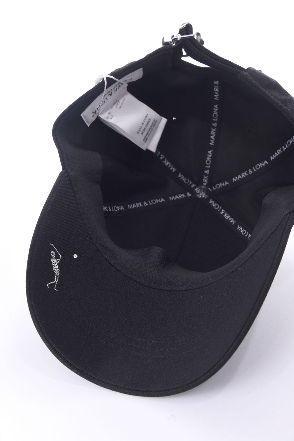 SPECTRA WOOLY 6P CAP / ブランクスカル3Dロゴ刺繍 ベースボールキャップ (ブラック)