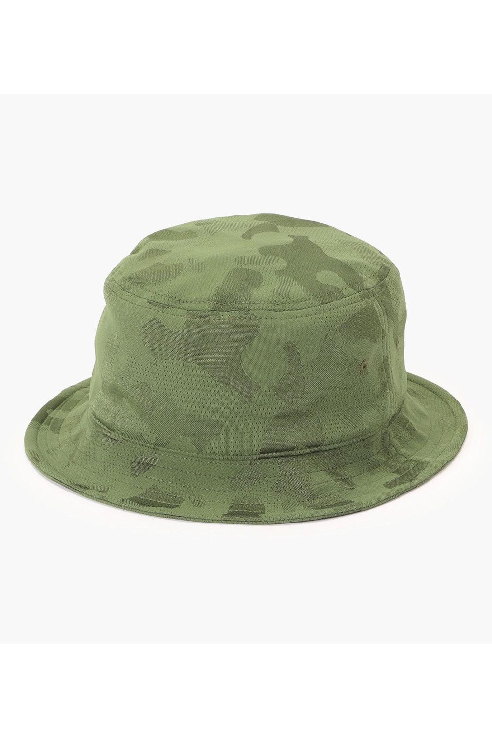 【26SS】 MEN'S CAMO JQ HAT / カモフラージュジャカード バケットハット (オリーブ)