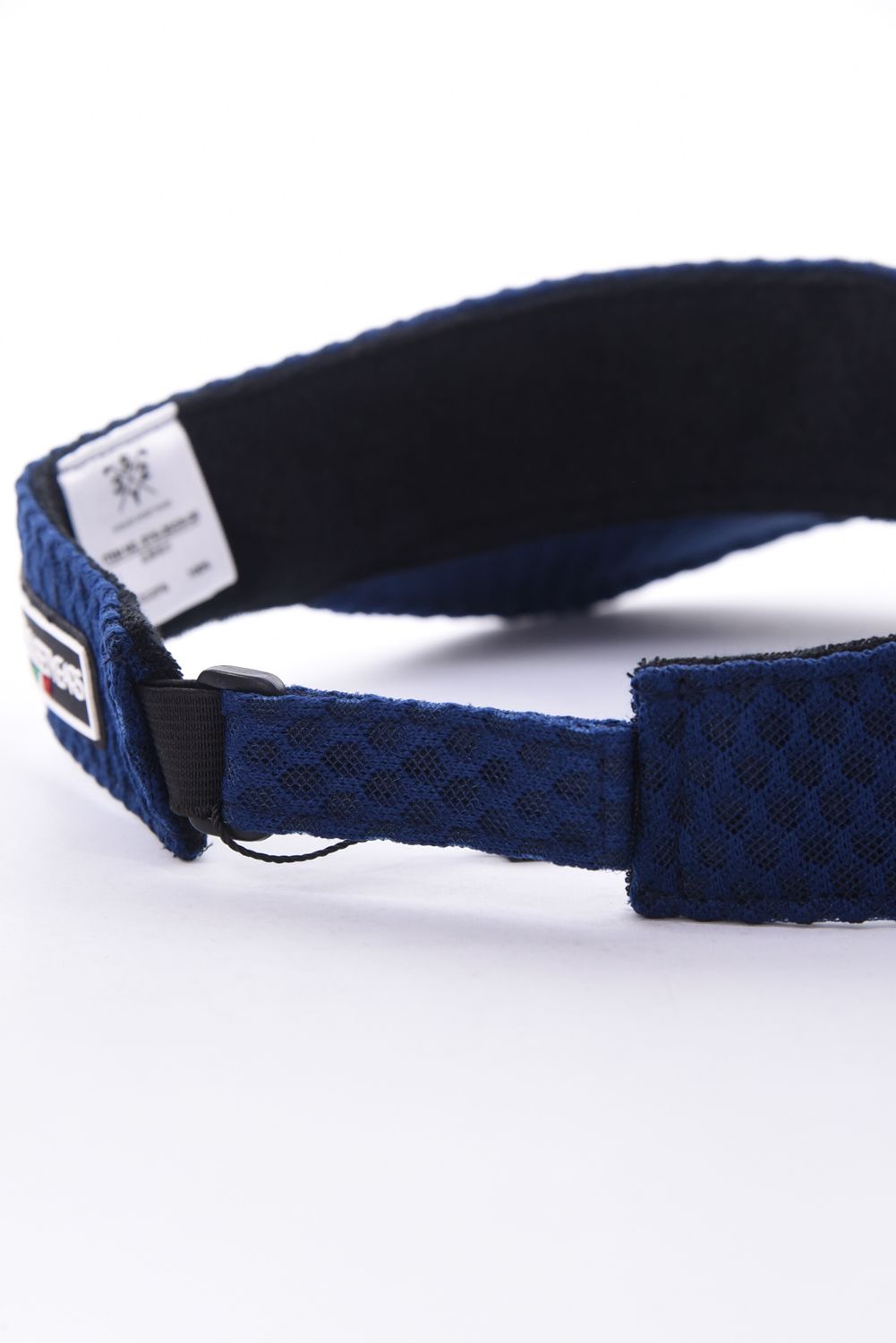 【26SS】 MESH EMB SUN VISOR / メッシュ ロゴ刺繡 サンバイザー (ネイビー)