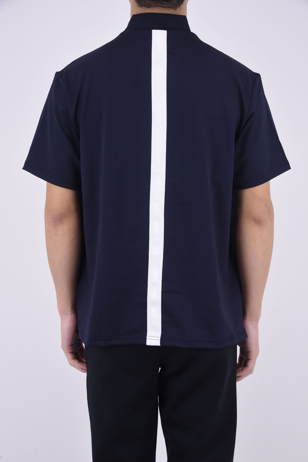 BRIEFING - 【24SS】 MENS BACK LOGO LINE HIGH NECK RELAXED FIT 