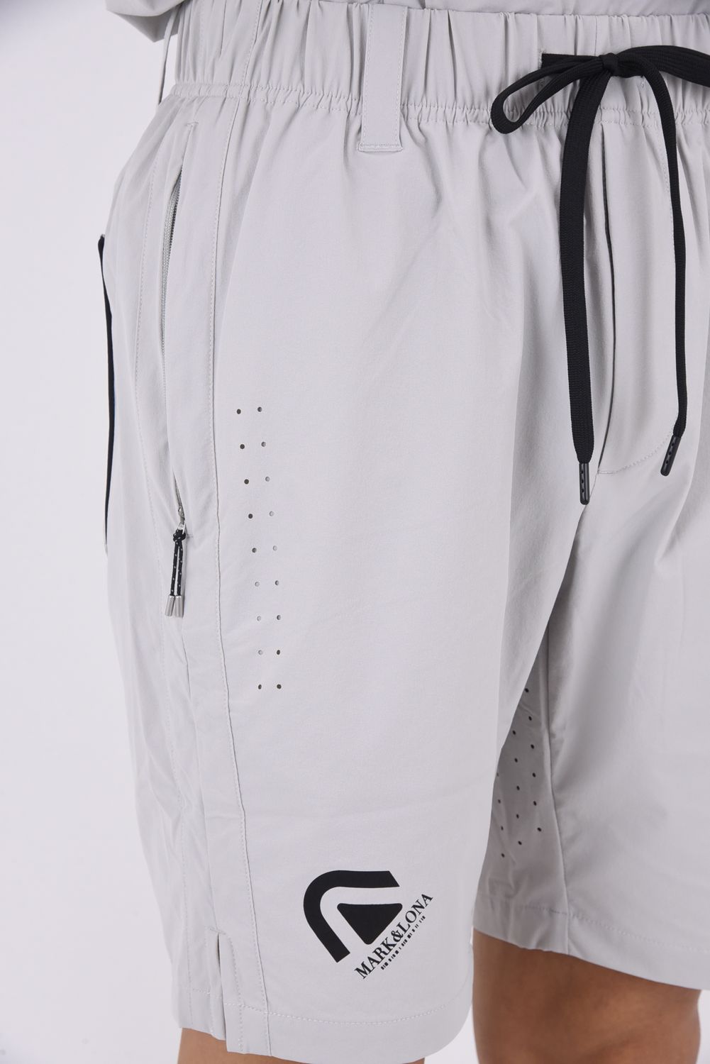 【26SS】【CODE COLLECTION】 DCST / ストレッチナイロン ショートパンツ (ライトグレー)