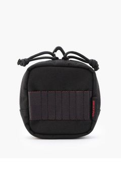 【STANDARD SERIES】 MINI ROUND POUCH STD / スクエア型 ミニラウンドポーチ (ブラック) (9月12日発売予定)