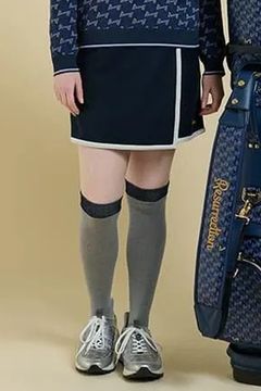 【25AW】【レディース】 WOMENS PIPING LINE SKIRT / 裏起毛 パイピングライン スカート (ネイビー)*
