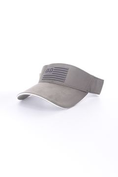 SUEDE VISOR / スウェード生地 サンバイザー (グレー)